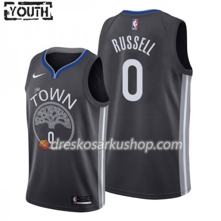 Dječji NBA Dres Golden State Warriors Russell 0 Nike 2019-20 City Edition Swingman